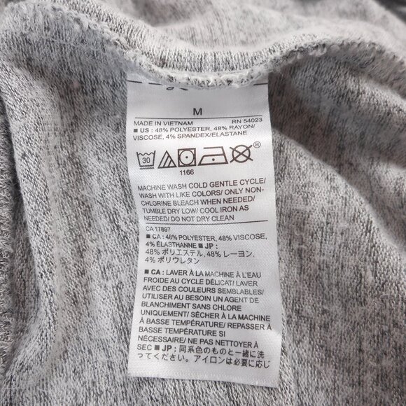 Banana Republic Women's M Gray Heather Turtleneck Sweater Long Sleeve Pullover - Picture 7 of 7